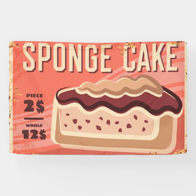 Pastry cake desserts Banner (Horizontal)
