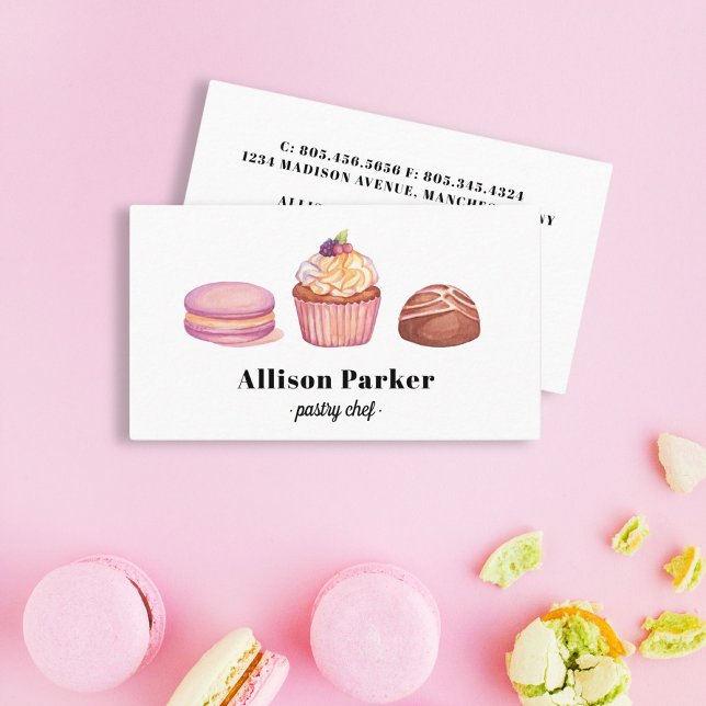 Pastry Chef Business Card (Creator Uploaded)