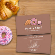 Pastry Chef Business Card