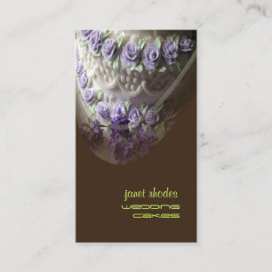 Pastry chef businesscards, dark chocolate business card