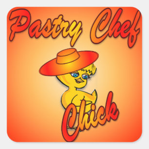 Pastry Chef Chick #5 Sticker