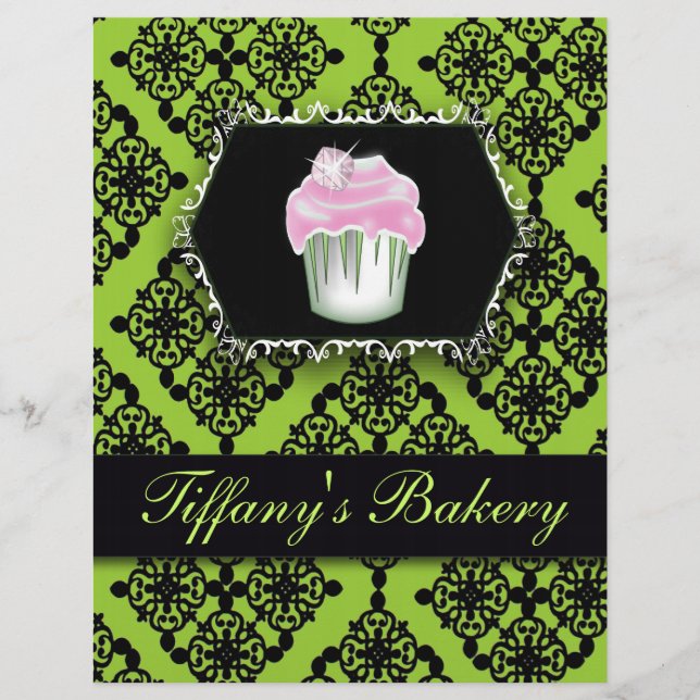 Pastry Chef Cupcake Cake Baker Bakery  Flyer (Front)