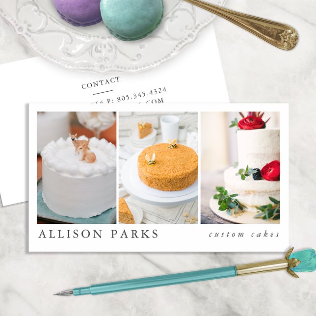 Pastry Chef / Custom Cakes / Other Business Card (Creator Uploaded)