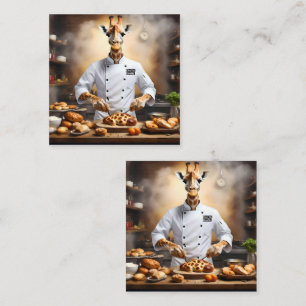 Pastry Chef Giraffe: Reaching New Heights, Card