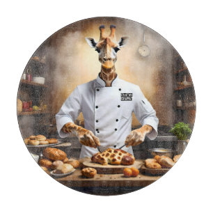 Pastry Chef Giraffe: Reaching New Heights, Cutting Board