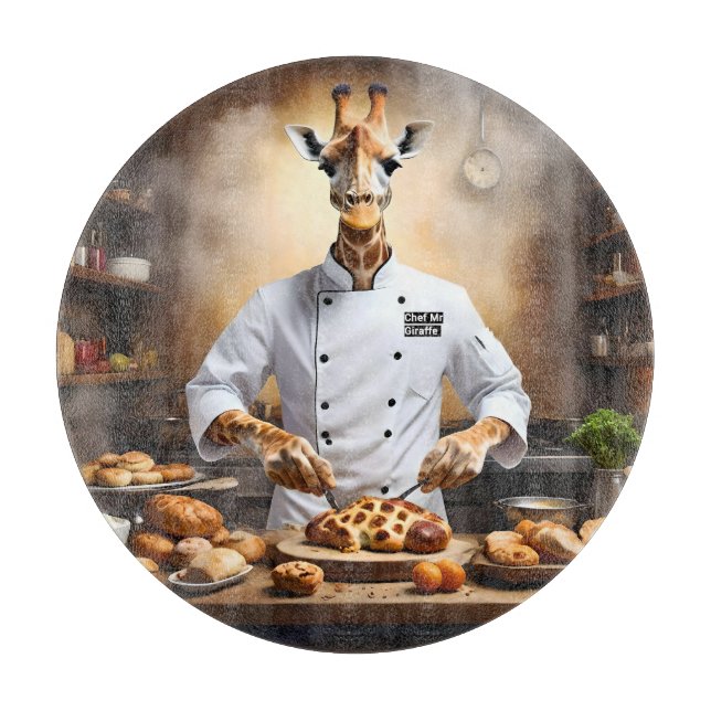 Pastry Chef Giraffe: Reaching New Heights, Cutting Board (Front)