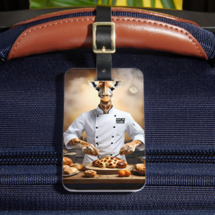 Pastry Chef Giraffe: Reaching New Heights, Luggage Tag