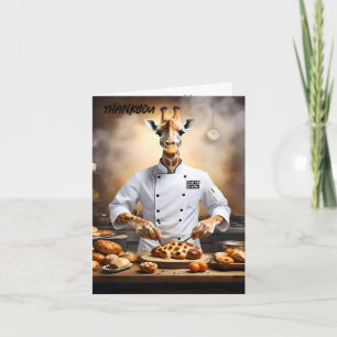 Pastry Chef Giraffe: Reaching New Heights, Note Card