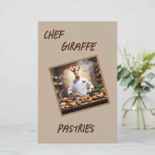 Pastry Chef Giraffe: Reaching New Heights, Stationery