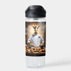 Pastry Chef Giraffe: Reaching New Heights, Water Bottle
