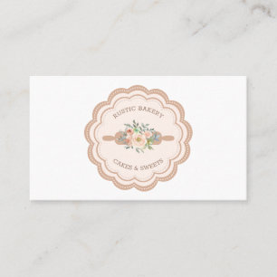 Pastry Chef Homemade Bakery Recipe Business Card