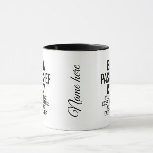 Pastry chef mug