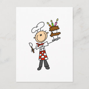 Pastry Chef Tshirts and Gifts Postcard