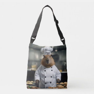 Pastry Prowess: The Culinary Capybara Crossbody Bag