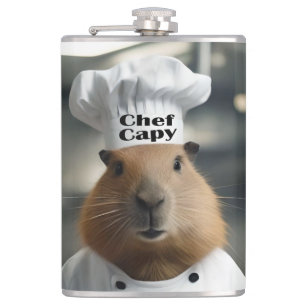Pastry Prowess: The Culinary Capybara Hip Flask