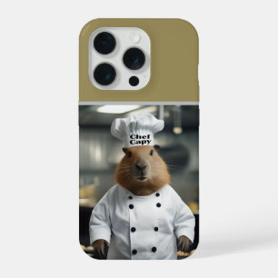 Pastry Prowess: The Culinary Capybara iPhone 15 Pro Case