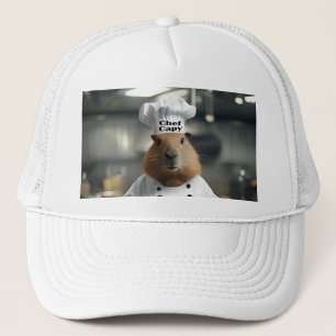 Pastry Prowess: The Culinary Capybara Trucker Hat