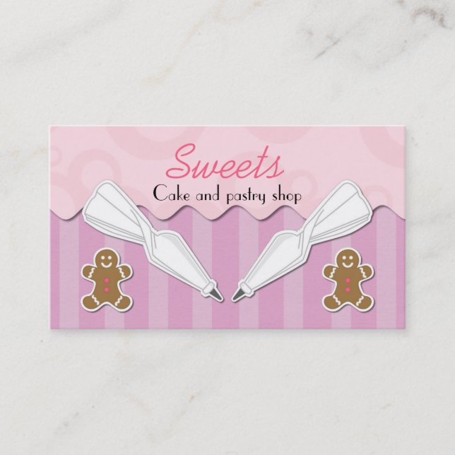 Pastry Shop Business card (Front)