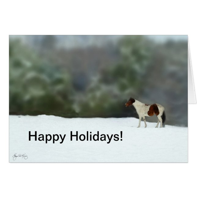 Pastural Moment Holiday Card (Front Horizontal)