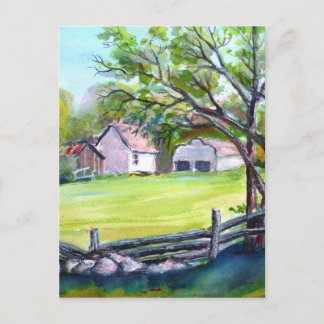 Pastural view postcard
