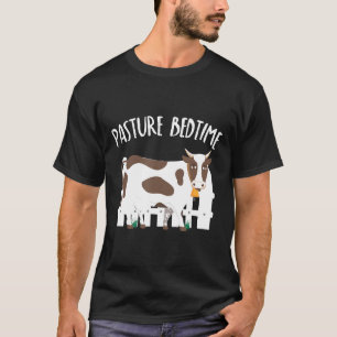 Pasture Bedtime Cute Cow Pyjamas Pj T-Shirt