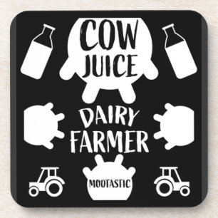 Pasture Dairy Farmers Coaster