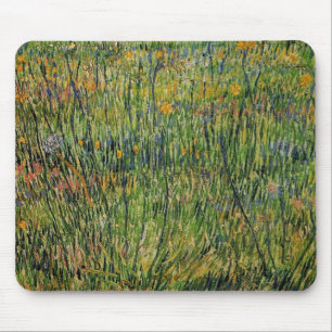 Pasture in Bloom by Vincent van Gogh Mouse Pad