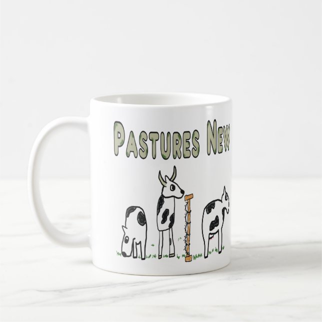 Pastures New Coffee Mug (Left)