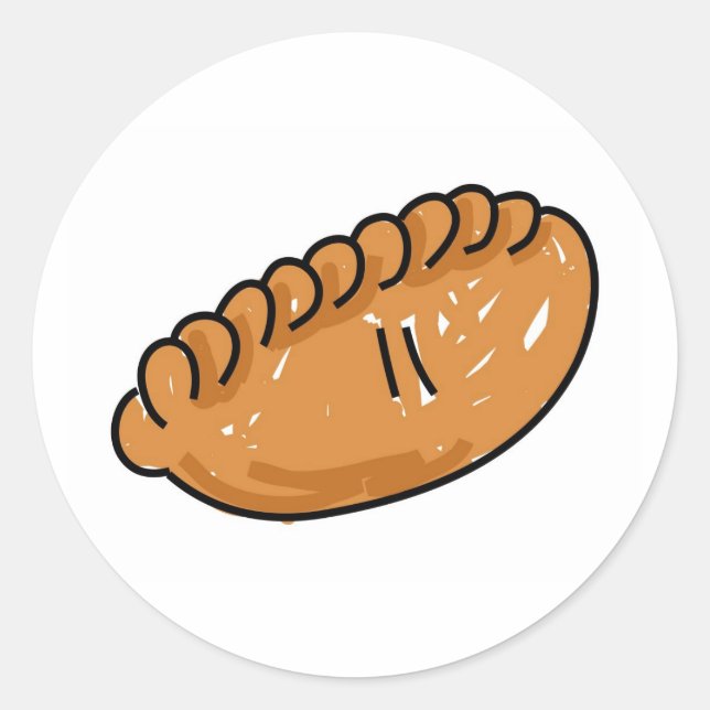Pasty Classic Round Sticker (Front)