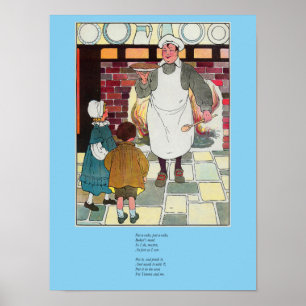 Pat-a-cake, pat-a-cake, Baker's man Poster