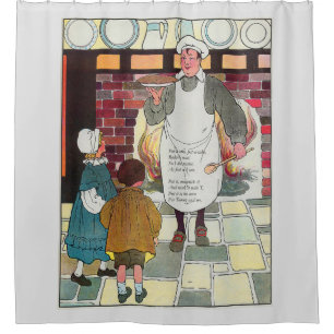 Pat-a-cake, pat-a-cake, Baker's man Shower Curtain