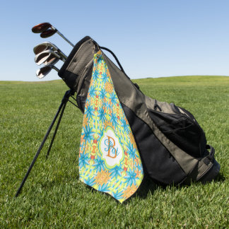 Pat Mosaic Golf Towel
