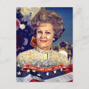 Pat Nixon, First Lady of the U.S. Postcard