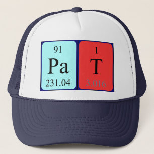 Pat periodic table name hat