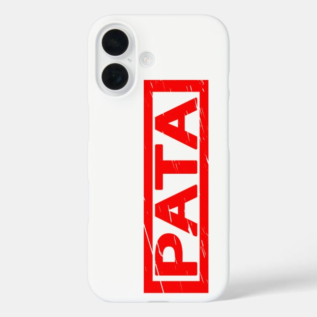 Pata Stamp Case-Mate iPhone Case (Back)