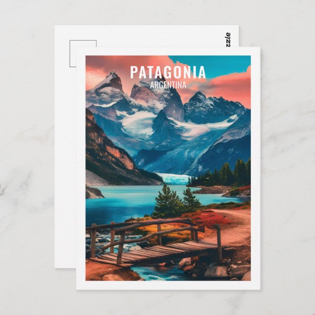 Patagonia Argentina Famous Travel Place Postcard (Front/Back)