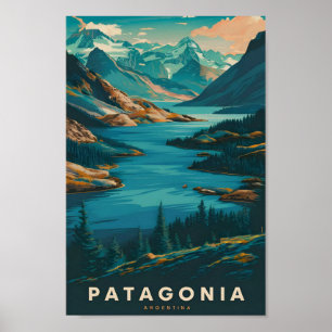 Patagonia Argentina Famous Travel Place Poster