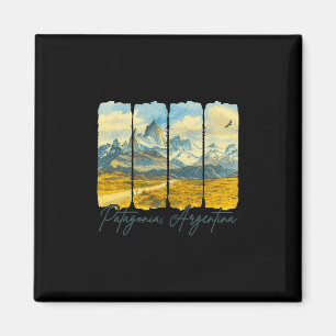 Patagonia Argentina Traveling Brushstroke Patagoni Magnet