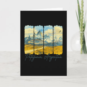 Patagonia Argentina Travelling Brushstroke Patagon Card
