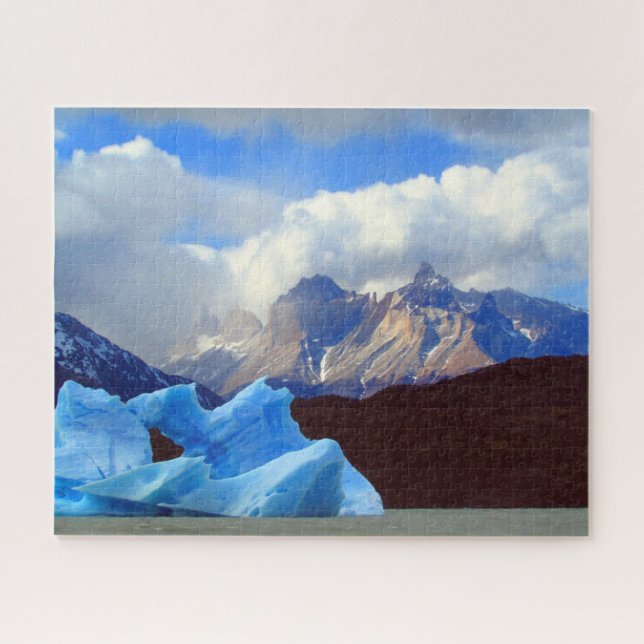 patagonia blue iceberg jigsaw puzzle (Horizontal)