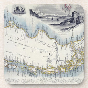Patagonia, from a Series of World Maps published b Coaster