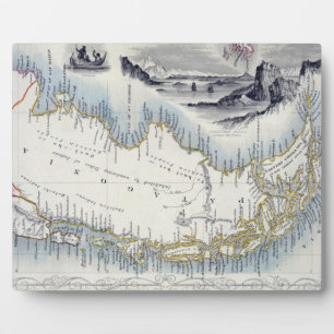 Patagonia, from a Series of World Maps published b Plaque
