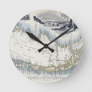 Patagonia, from a Series of World Maps published b Round Clock