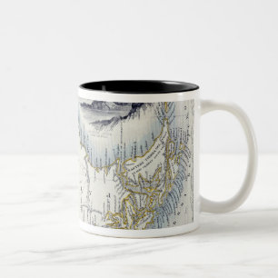 Patagonia, from a Series of World Maps published b Two-Tone Coffee Mug
