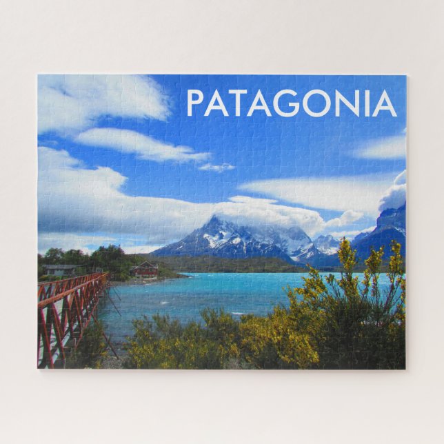 patagonia lake pehoe jigsaw puzzle (Horizontal)