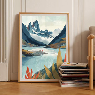Patagonia Print Chile Illustration Chile Travel