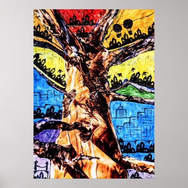 Patagonia Treetown Poster (Front)