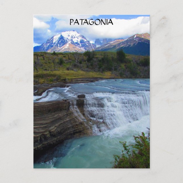 patagonia waterfall postcard (Front)