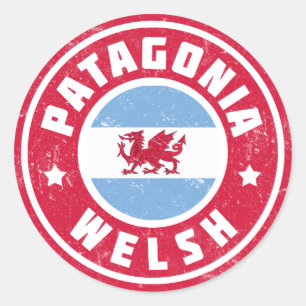 Patagonia Welsh Flag Classic Round Sticker