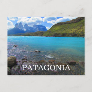 patagonian lake postcard